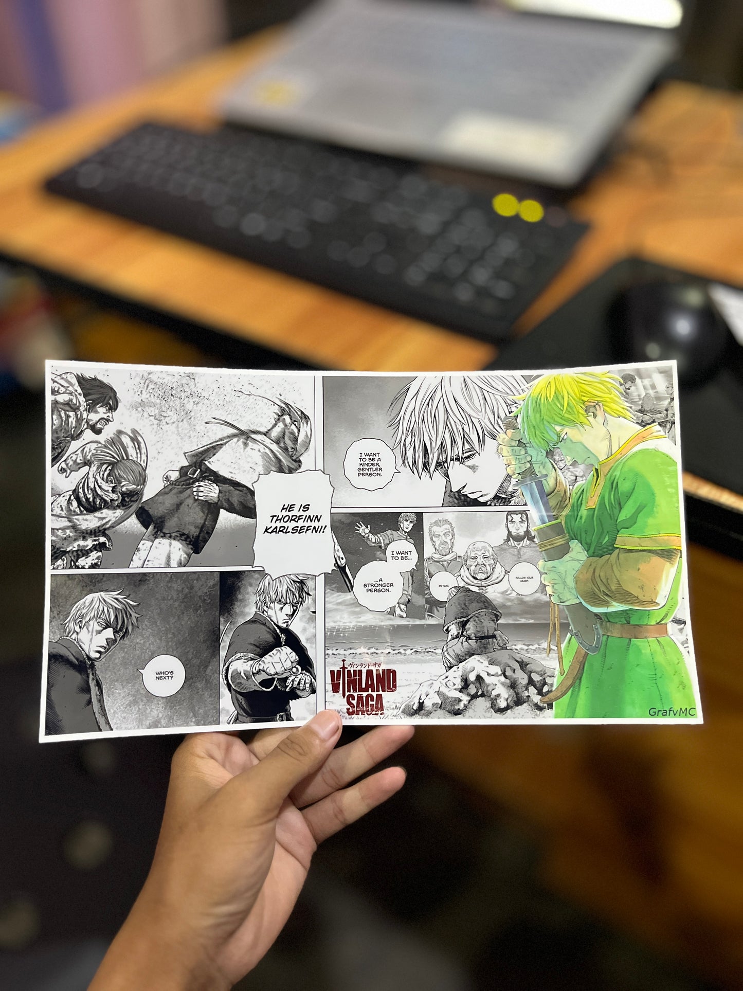 Thank You, Eren – Final Goodbye Panel | 8x10 inch