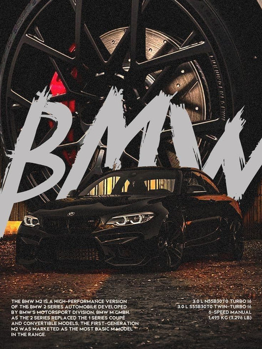 BMW M2 – Shadow Beast Edition | 8x10 Inch
