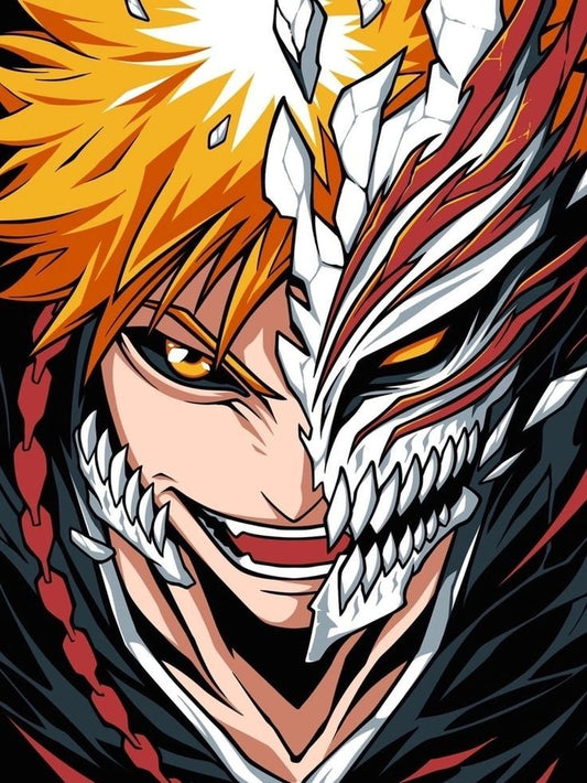 Bleach Ichigo Zangetsu Hollowfied Mask Edition