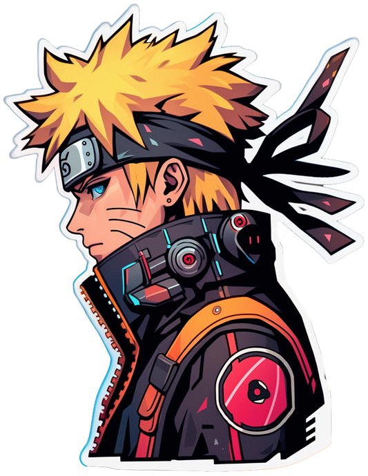 Naruto Uzumaki Cyberpunk Style