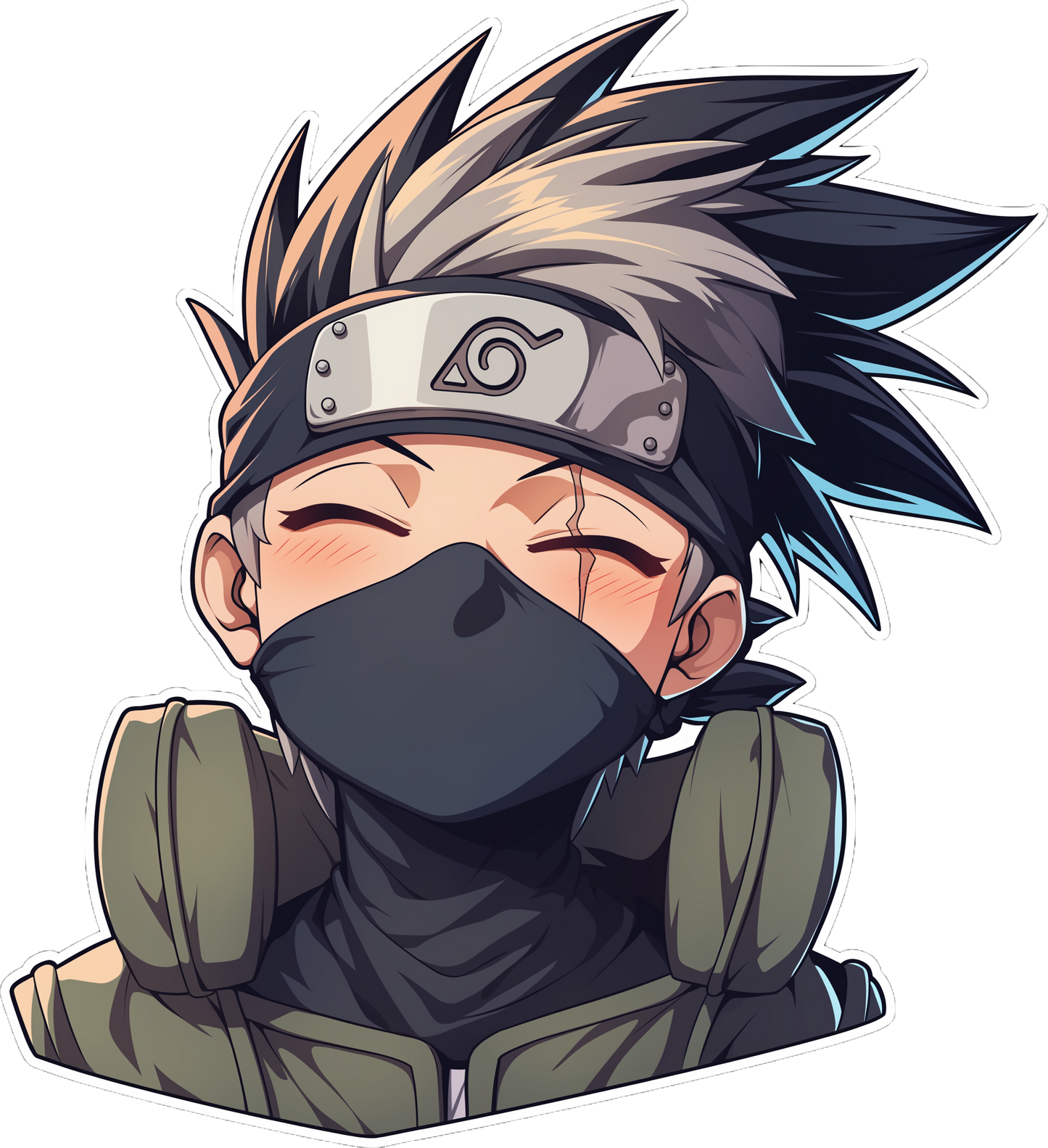 Smiling Kakashi
