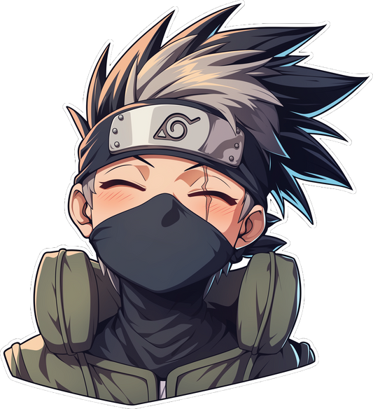 Smiling Kakashi