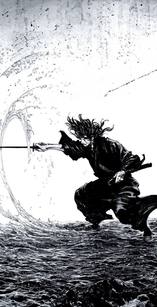 VAGABOND – Water Slash Panel Art | 8x10 inch