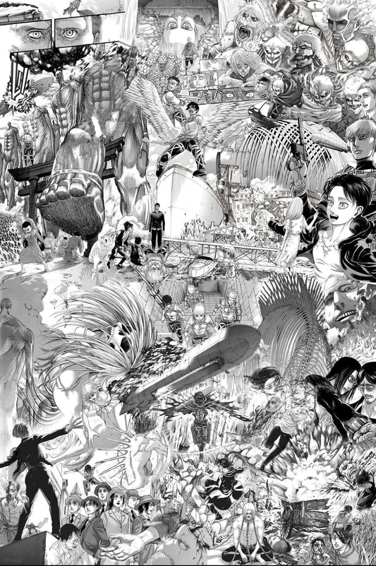 Attack on Titan Manga Art | 8x10 inch